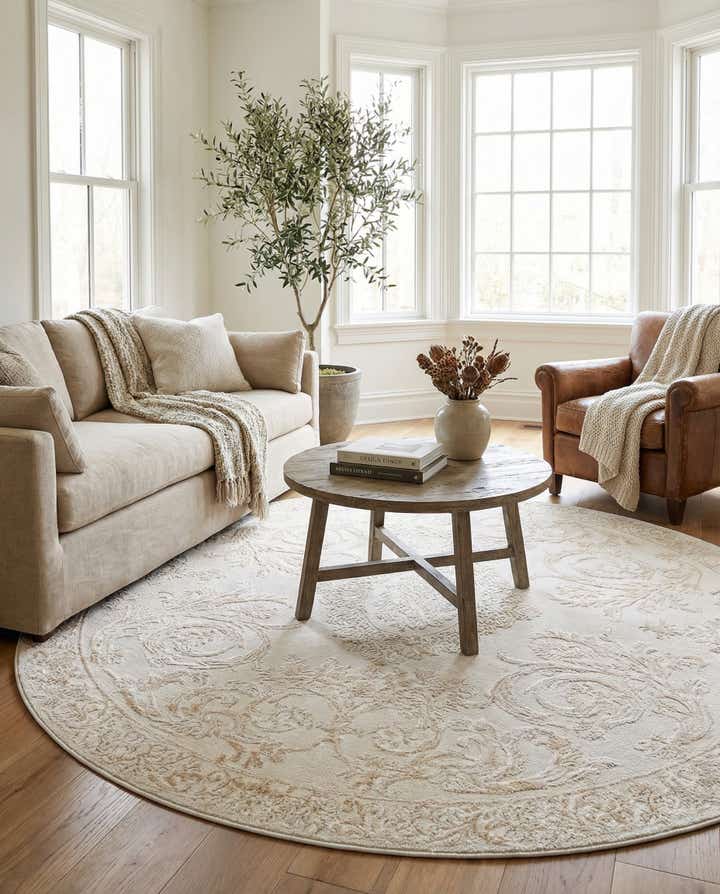 6' x 6' Finsbury Round Rug