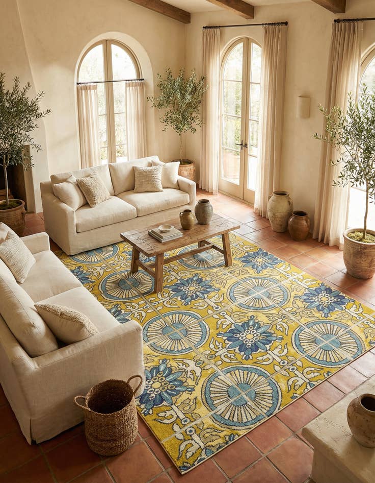 Detail image of  10' 6 x 16' 5  Washable Hyacinth Rug