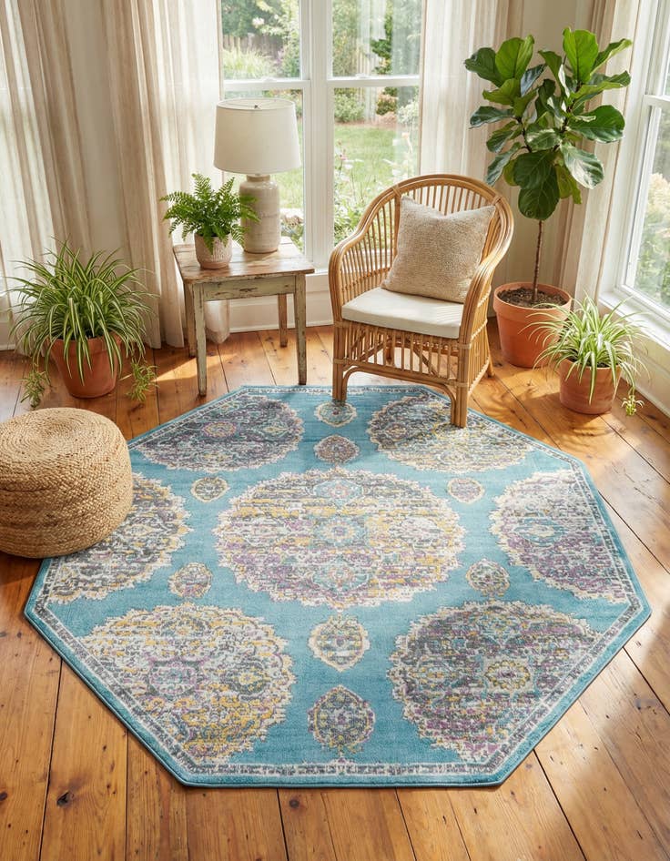 Detail image of 6' x 6' Paragon Octagon Rug