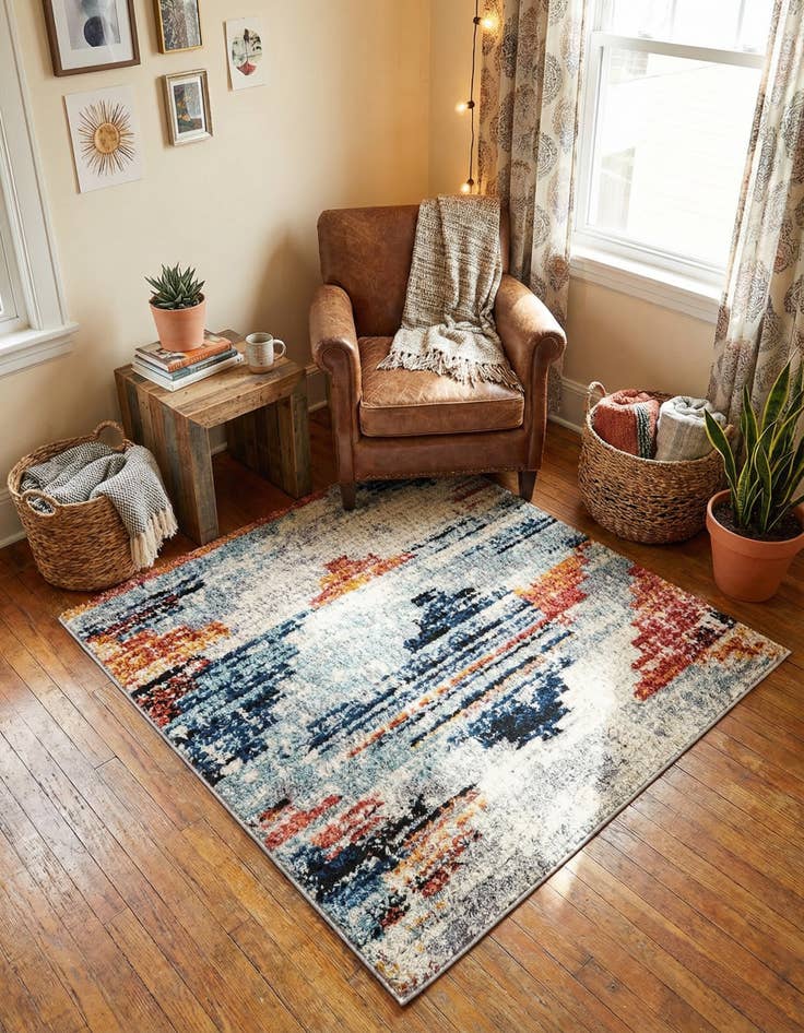 Detail image of 4' x 4' Tucson Square Rug