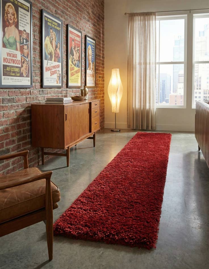 Detail image of 2' x 10' Marilyn Monroe&trade; Shag Runner Rug