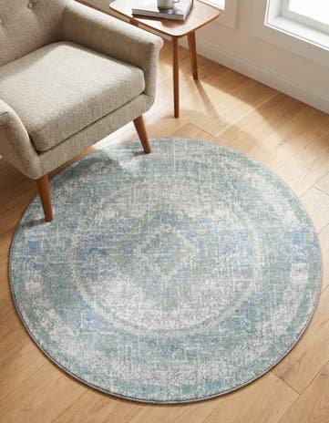 3' 3 x 3' 3 Kamala Washable Round Rug