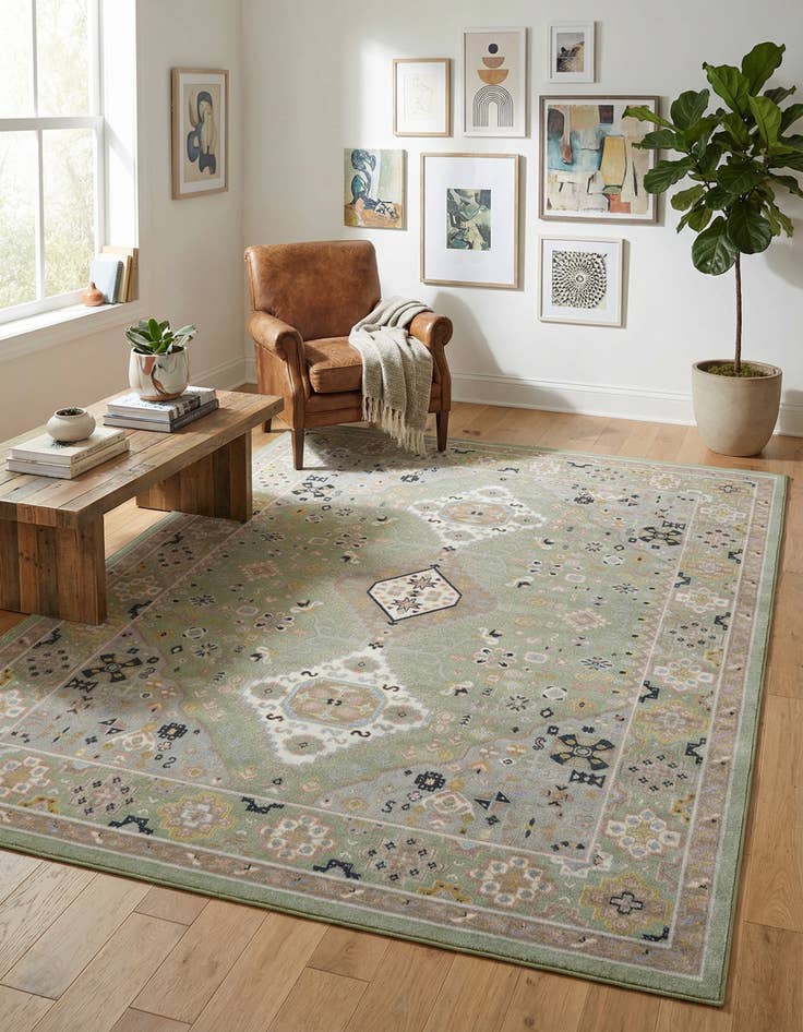 Detail image of 7' 10 x 10' Kamala Washable Rug