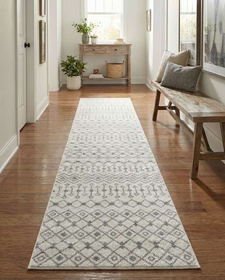 3' 3 x 16' 5 Moroccan Trellis Runner Rug