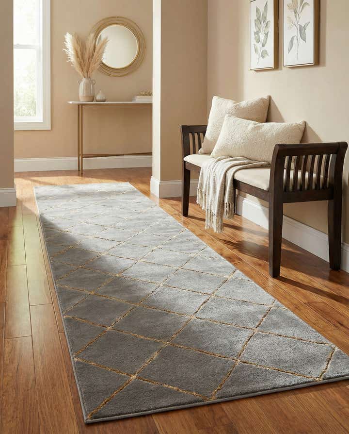 2' 7 x 12' Vogue Geo Runner Rug