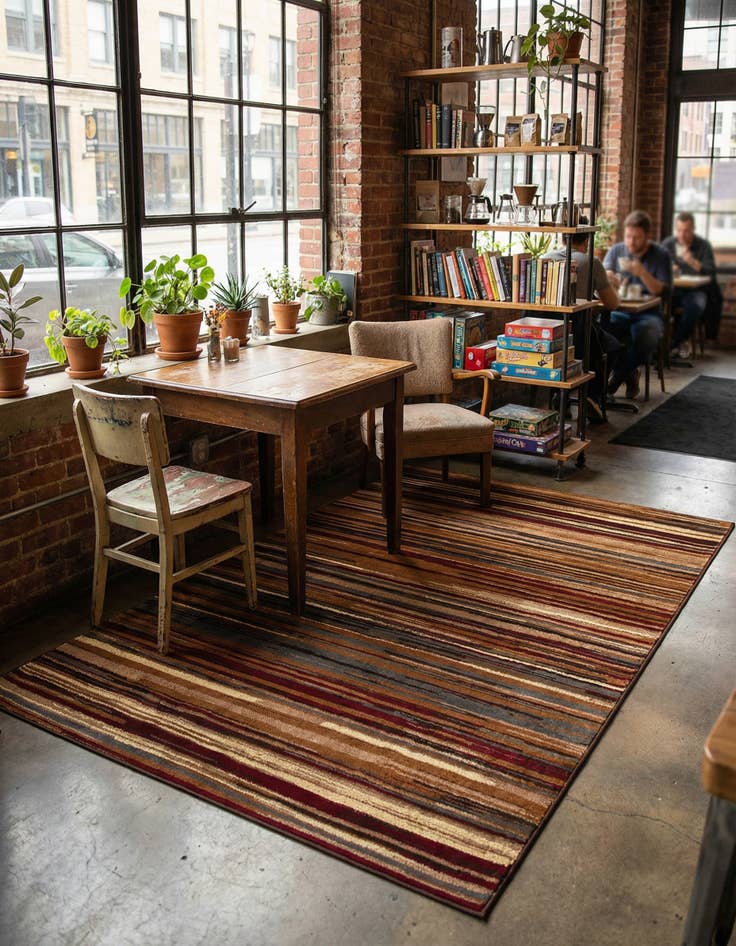 Detail image of 4' x 6' Coffee Shop Rug
