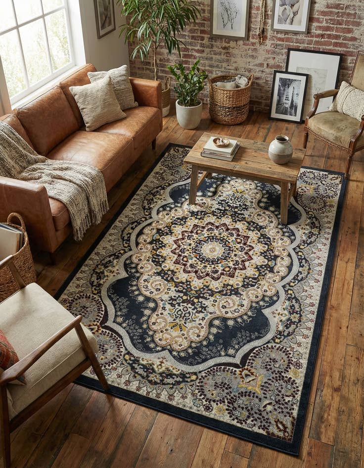 Detail image of 6' x 9' Kamala Washable Rug
