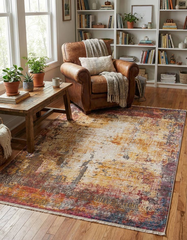 Detail image of 5' 3 x 7' 9 Deepa Rug