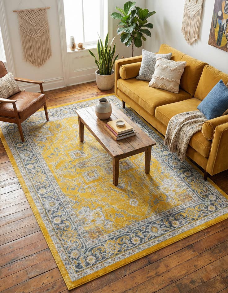 Detail image of 5' 5 x 8' Santiago Rug