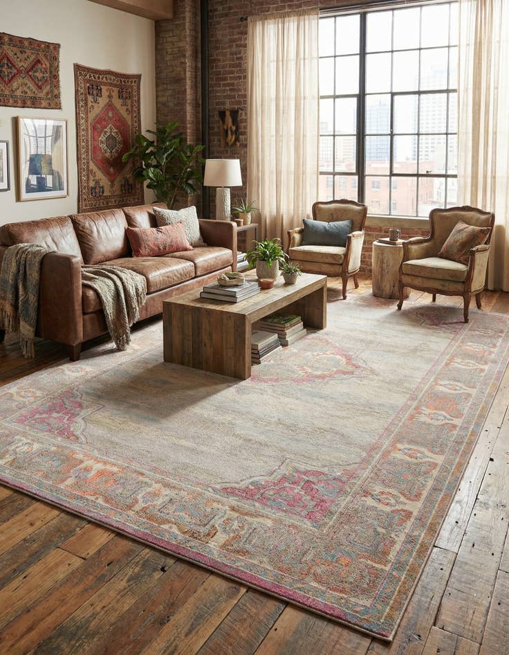 Detail image of 10' 6 x 16' 5  Washable Palazzo Rug