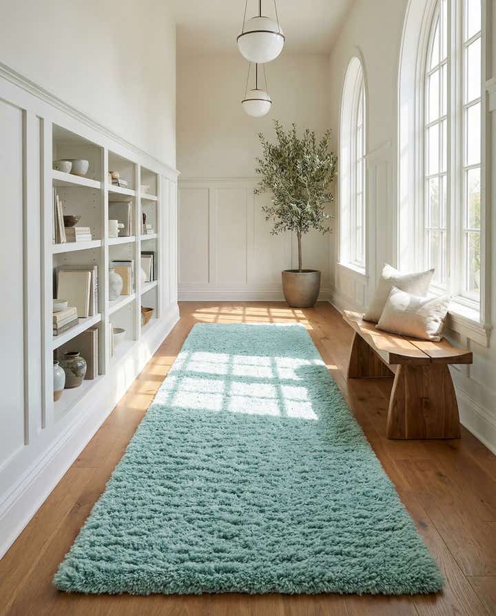 80cm x 400cm Infinity Shag Läufer Teppich