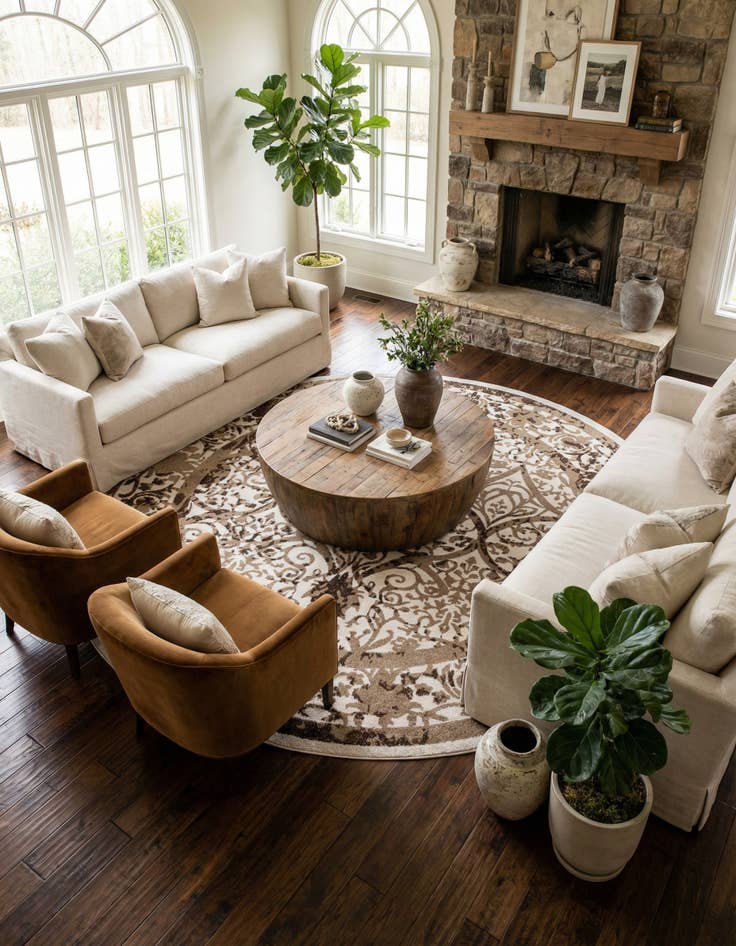 Detail image of 12' 2 x 12' 2 Vista Round Rug