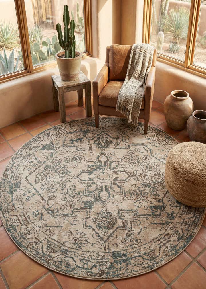 10' x 10' Sahara Round Rug