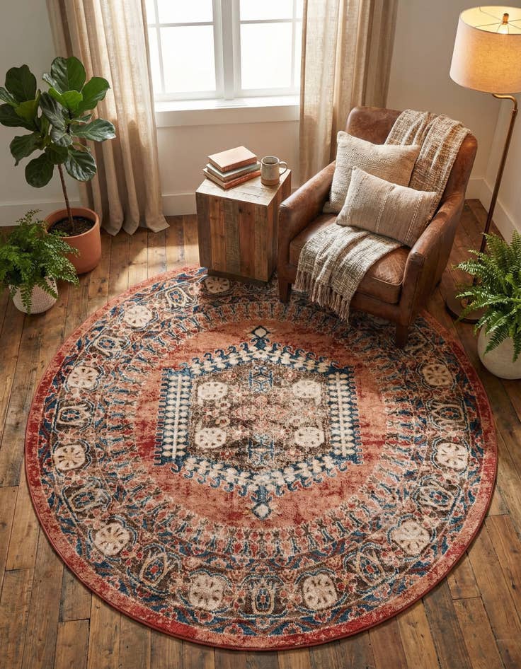Detail image of 7' x 7' Eden Round Rug