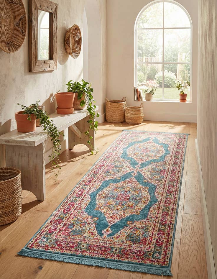 Detail image of 2' 2 x 6' Santiago Runner Rug