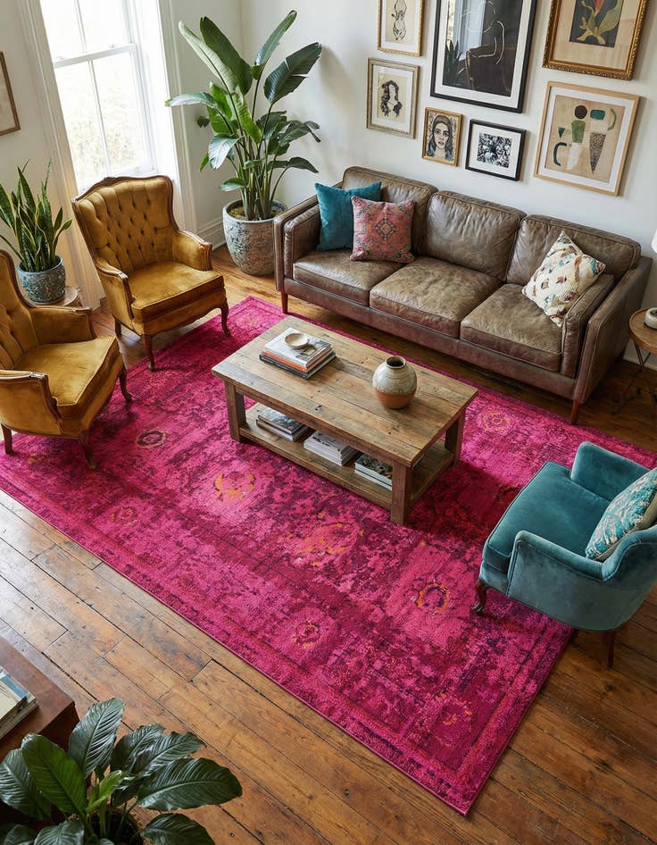 Detail image of 8' x 11'  Washable Palazzo Rug