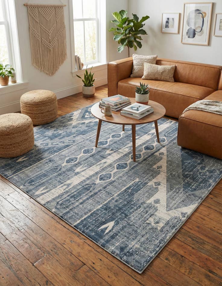 Detail image of 7' 10 x 7' 10 Oregon Square Rug