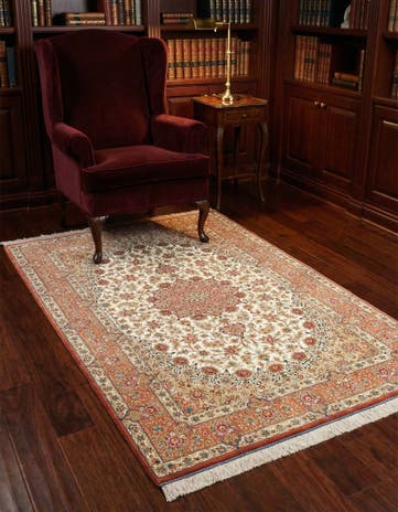 3' 3 x 5' 1 Ghom Silk Rug