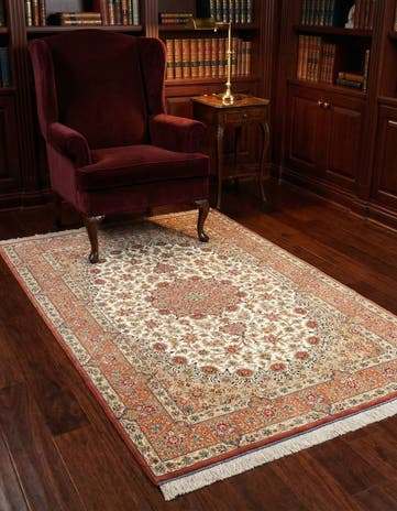 3' 3 x 5' 1 Ghom Silk Rug