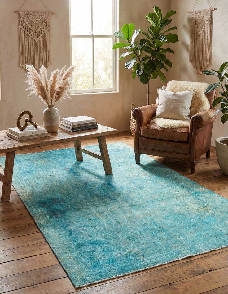 Detail image of 4' 1 x 7' 4 Vintage Rug