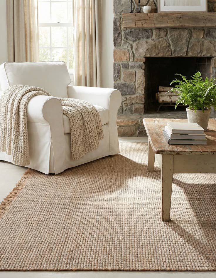 Detail image of 5' 1 x 8' Cottage Farm Rug