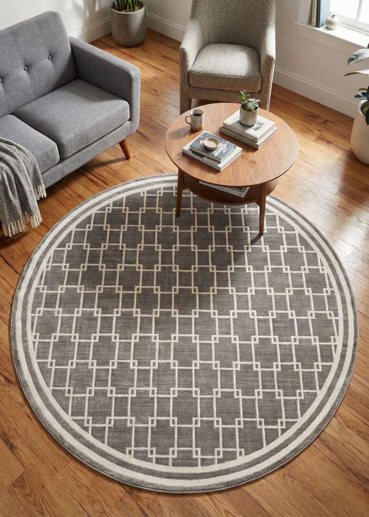 Jill Zarin 5' x 5' Metropolitan Uptown Round Rug