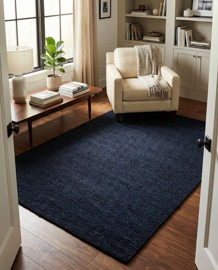 6' 1 x 9' Hand Woven Lana New Zealand Wool Rug