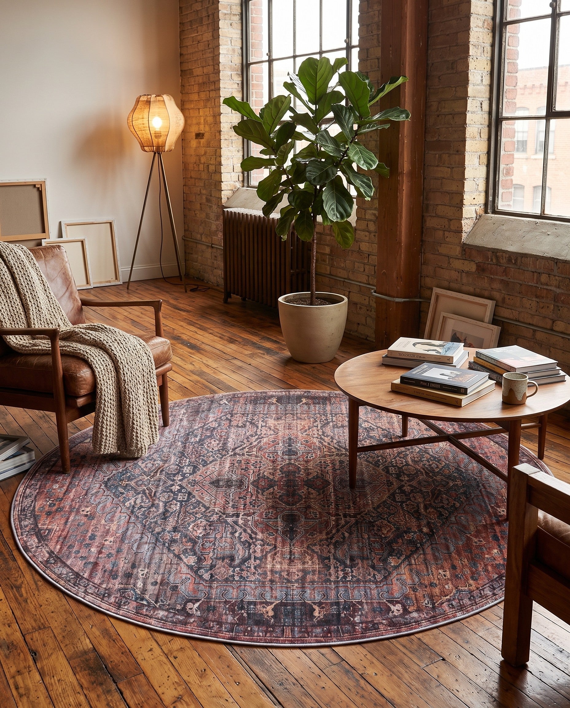 185cm x 185cm Maahru Round Rug