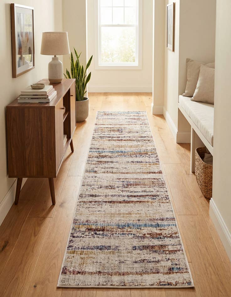 Detail image of 2' 6 x 12' Deepa Runner Rug