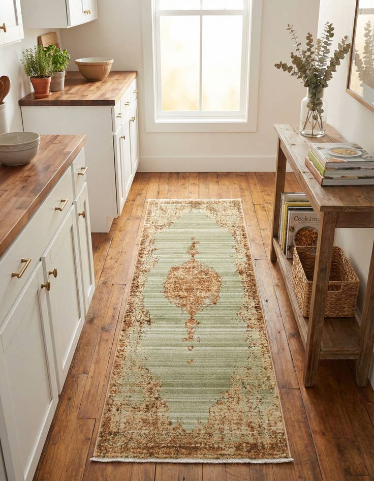 Detail image of 2' 2 x 6' Charlestown Runner Rug