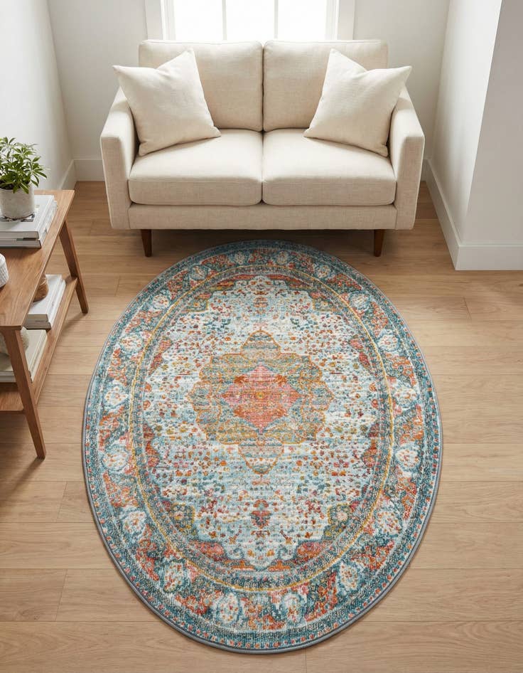 Detail image of 3' 3 x 5' 3 Santiago Oval Rug