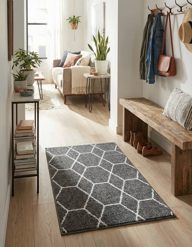 Detail image of 2' x 3' Trellis Frieze Rug