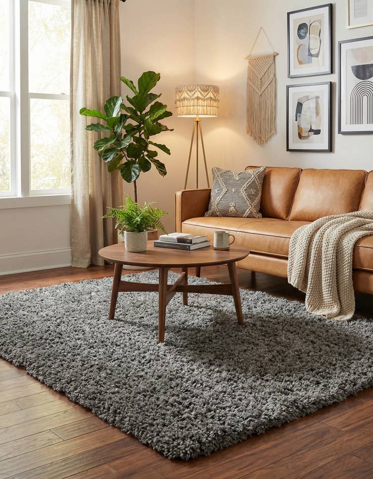 Detail image of 6' x 9' Infinity Shag Rug