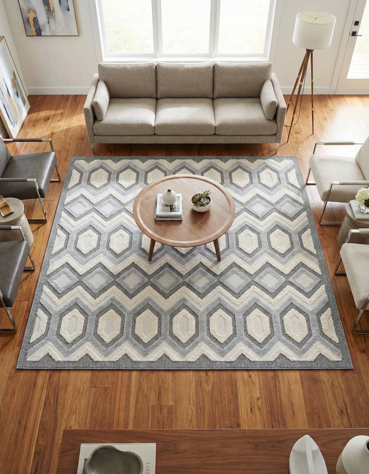 Detail image of 7' 10 x 7' 10 Arlo Square Rug