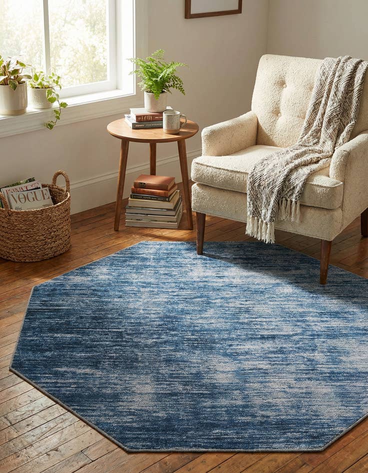 Detail image of 5' x 5' Asha Octagon Rug