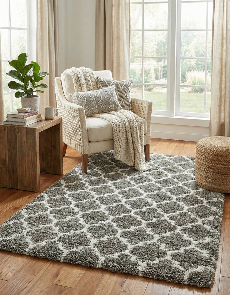 Detail image of 4' x 6' Marrakesh Shag Rug