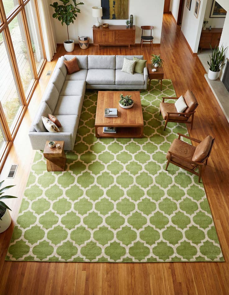 Detail image of 10' 8 x 16' 5 Trellis Rug