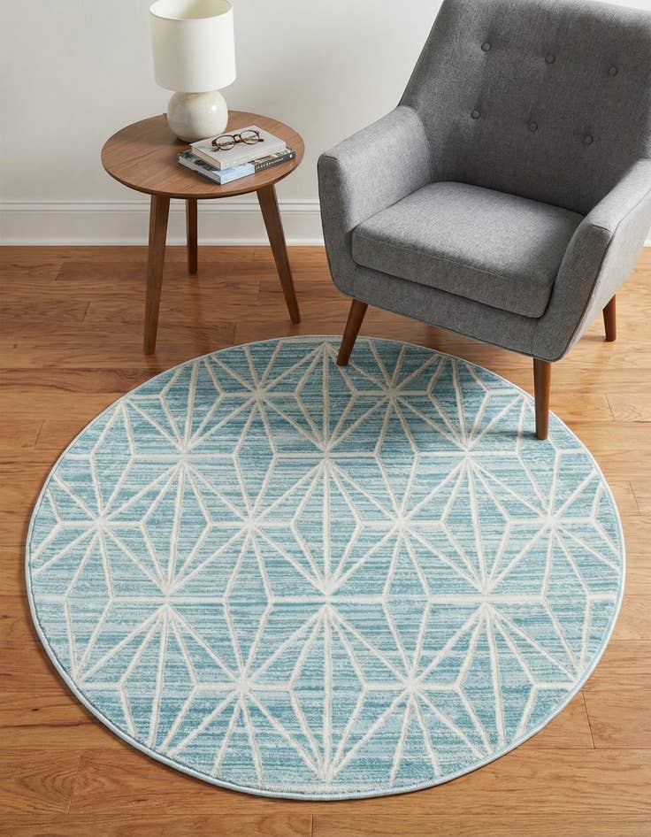 Detail image of 3' 3 x 3' 3 Uptown Fifth Avenue Round Rug