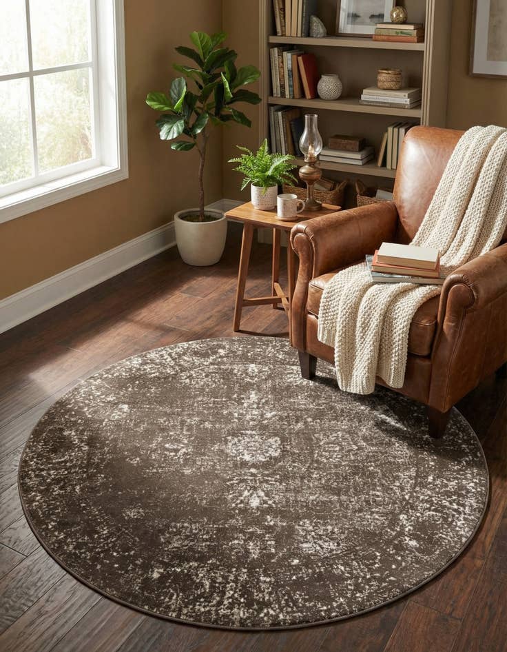 Detail image of 7' x 7' Monte Carlo Round Rug