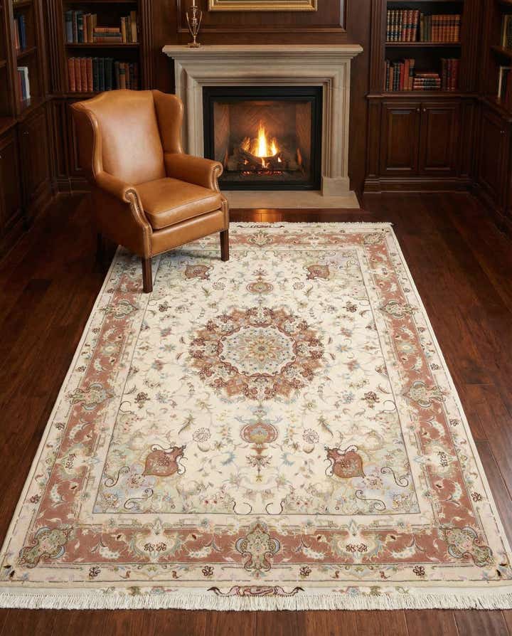 4' 9 x 7' Tabriz Rug