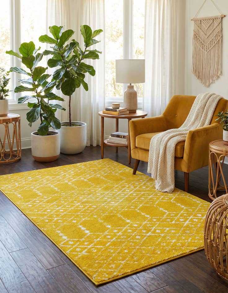 Detail image of 3' 3 x 5' 3 Paxon Trellis Rug