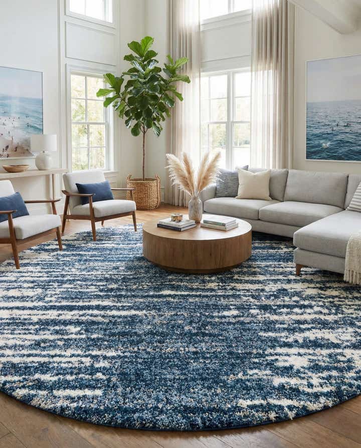 10' x 10' Serenity Shag Round Rug