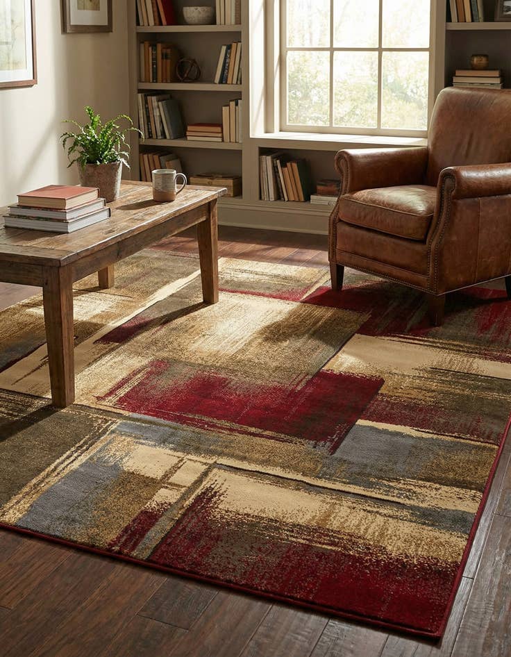 Detail image of 7' 10 x 7' 10 Coffee Shop Square Rug