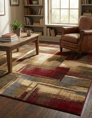 Cafe Square Rug