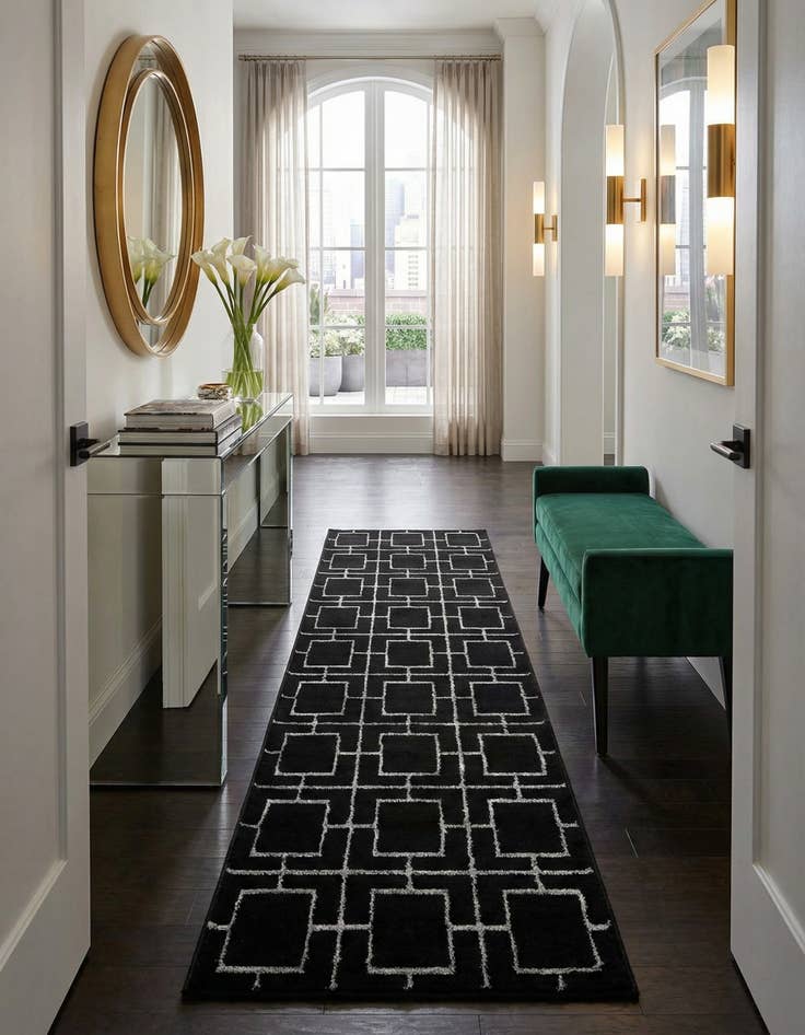 Detail image of 2' x 8' Marilyn Monroe&trade; Glam Deco Runner Rug