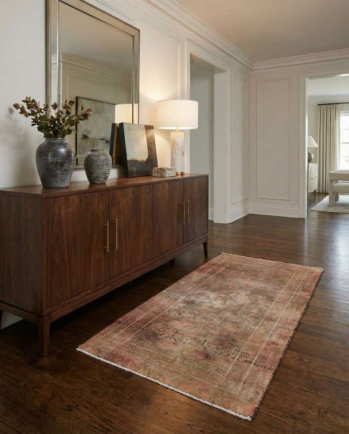 3' x 5' 9 Hand Knotted Ultra Vintage Persian Wool Rug