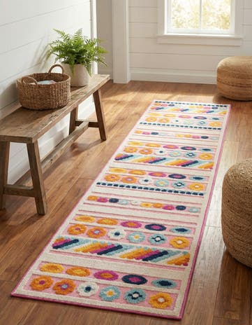 2' x 10' Easy-Clean Aruba Indoor / Outdoor Runner Rug