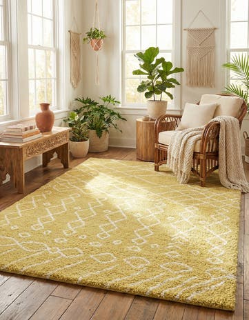 8' x 10' Moroccan Shag Rug