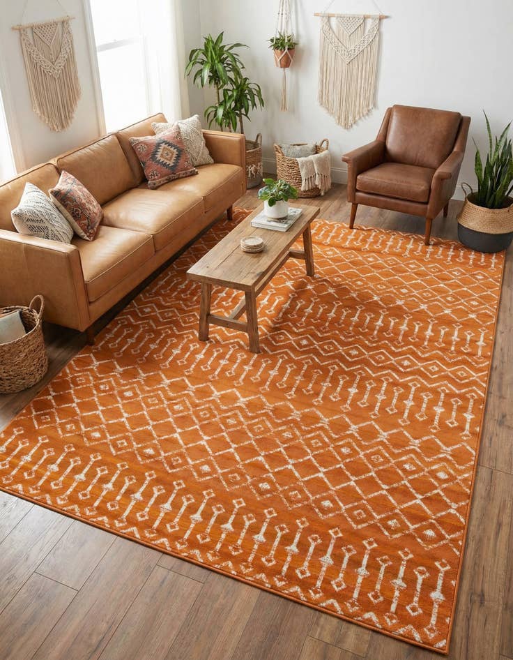 Detail image of 7' x 10' Kasbah Trellis Rug