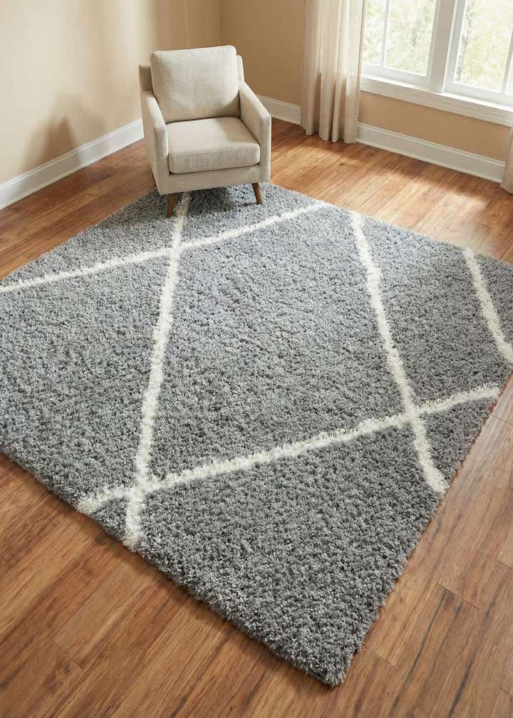 8' x 8' Infinity Shag Square Rug